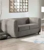 Furniture of America FM61001GY-LV Verdal - Loveseat - Charcoal Gray