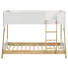 Coaster Fine Furniture 460510 Wyatt - Wood Twin Over Twin Bunk Bed - White And Natural