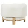 CoasterEveryday 903169 Lawler - Upholstered Barrel Back Accent Chair - Ivory