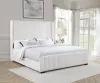 Coaster Fine Furniture 306051KW Natasha - Upholstered California King Bed - Cream