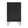 New Classic B1891-040 Ava - 2 Drawer Nightstand - Ebony
