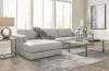 Ashley Furniture 57404S1 Amiata - 2-Piece Sectional With Laf Corner Chaise - Glacier
