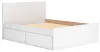 Ashley Furniture EB9630B16 Ashley Furniture EB9630B16 Onita - Queen Panel Platform Bed With 2 Side Storage - White