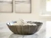 Ashley Furniture A2000895 Aidman - Bowl - Black / Antique Gold Finish