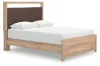 Ashley Furniture PCB1360B10 Ashley Furniture PCB1360B10 Kinlanni - Queen Upholstered Platform Bed - Tan