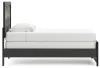 Ashley Furniture PCB1118B8 Ashley Furniture PCB1118B8 Broachmyn - Twin Panel Bed - Black / Gray