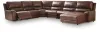 Ashley Furniture PCU62607S33 Ashley Furniture PCU62607S33 DeepWakes - 6-Piece Power Reclining Sectional With RAF Press Back Power Chaise - Canyon