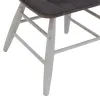 Liberty Furniture 139WH-C1000S Farmhouse - Windsor Back Side Chair - Two Tone White / Wood Tone