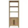 Riverside Furniture 91048 Davie - Entertainment Pier Unit - Light Brown