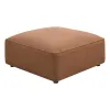 CoasterElevations 551593 Jennifer - Square Upholstered Ottoman - Terracotta