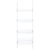 CoasterEssence 801553 Amaturo - 4-Shelf Acrylic Ladder Bookshelf - Clear