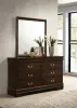 CoasterEveryday 202413M Louis Philippe - 6-Drawer Dresser With Mirror - Cappuccino