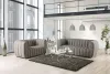 Furniture of America FM61002GY-LV Aversa - Loveseat - Charcoal Gray