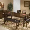 Intercon KA-CH-1650B-RAI-RTA Intercon KA-CH-1650B-RAI-RTA Kona - Dining Bench - Raisin