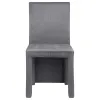 Coaster Fine Furniture 108512 Tordera - Velvet Upholstered Dining Side Chair (Set of 2) - Gray