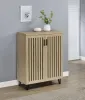 Coaster Fine Furniture 950424 Brixton - 2-Door Entryway Shoe Storage Cabinets White Oak