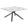 Coaster Fine Furniture 708138-S3 Carvell - 3 Piece Square Coffee And End Table Set - Mirage White