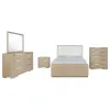 Coaster Fine Furniture 225081KW-S5 Ladera - 5 Piece California King Bedroom Set - Light Elm