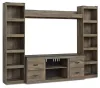 Ashley Furniture EW0446W7 Ashley Furniture EW0446W7 Trinell - 4-Piece Entertainment Center With 60
