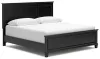 Ashley Furniture B687/31/36/46/56/58/97 Ashley Furniture B687/31/36/46/56/58/97 Lanolee - 6 Pc. - Dresser, Mirror, Chest, King Panel Bed - Black