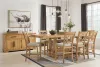 Ashley Furniture D773/32/124(4)/60 Ashley Furniture D773/32/124(4)/60 Havonplane - 10 Pc. - Counter Extension Table, 8 Upholstered Barstools, Server - Brown