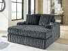 Ashley Furniture 9810515 Ashley Furniture 9810515 Midnight-Madness - Oversized Chaise - Gunmetal