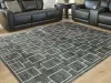 Ashley Furniture R407401 Elderland - 8' x 10' Washable Rug - Black / Gray