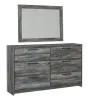 Ashley Furniture B221B30 Ashley Furniture B221B30 Baystorm - Dresser And Mirror - Gray