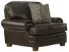 Jackson Furniture Industries 524101-1268/09-3068/09 Roberto - Leather Chair - Cocoa
