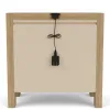Riverside Furniture 91099 Riverside Furniture 91099 Davie - Wood 3 Drawer Nightstand - Light Brown