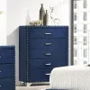 CoasterEveryday 223375 Melody - 5-Drawer Bedroom Chest - Pacific Blue