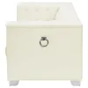 CoasterElevations 505392 Chaviano - Upholstered Track Arm Loveseat - Pearl White