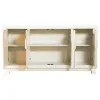 CoasterElevations 953416 Voula - 4 Door Wood Accent Storage Cabinet - White And Gold