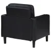 Coaster Fine Furniture 508363 Ruth - Upholstered Track Arm Accent Chair - Black