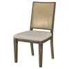 Coaster Fine Furniture 108312 Matisse - Woven Rattan Back Dining Side Chair Brown (Set of 2) - Dark Brown