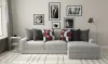 Jackson Furniture Industries 4045/63/76-28 Arlo - 2 Piece Oversized Sofa Chaise (RSF Chaise) - Oyster