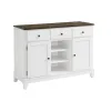 Intercon KA-CA-5436-GWH-C Intercon KA-CA-5436-GWH-C Kona - Sideboard - Gray / White