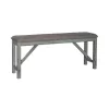 Liberty Furniture 131-B900124 Newport - Counter Height Dining Bench - Smokey Gray / Carbon Gray