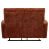 Coaster Fine Furniture 609575 Navarro - Chenille Upholstered Reclining Loveseat - Burnt Orange