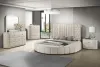 Coaster Fine Furniture 360114 Sonya - Upholstered Bedroom Dresser Mirror - Ivory