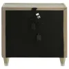 Coaster Fine Furniture 222662 Lorient - 2-Drawer LED Nightstand With USB - Ivory And Camel