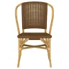 Coaster Fine Furniture 109122 Lexley - Woven Rattan Dining Side Chair (Set of 2) - Brown