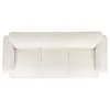 Coaster Fine Furniture 509811-S2 Dorset - 2 Piece Upholstered Round Track Arm Sofa Set - White