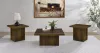 Coaster Fine Furniture 710888-S3 Devar - 3 Piece Square Coffee And End Table Set - Dark Pine