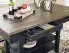 Ashley Furniture D736-32 Tyler Creek - Rectangular Dining Room Counter Table - Black / Gray
