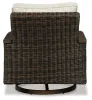 Ashley Furniture P750-821 Paradise Trail - Swivel Lounge Chair (Set of 2) - Medium Brown