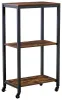 Ashley Furniture A4000394 Bevinfield - Bar Cart - Brown / Black