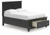 Ashley Furniture B687B22 Ashley Furniture B687B22 Lanolee - Full Panel Storage Bed - Black