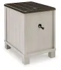 Ashley Furniture T796-7 Darborn - Chair Side End Table - Gray / Brown