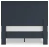 Ashley Furniture EB1528/231/245/156/112/292(2) Ashley Furniture EB1528/231/245/156/112/292(2) Simmenfort - 6 Pc. - Dresser, Chest, Full Platform Bed, 2 Nightstands - Navy Blue